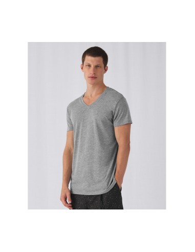 B-TM057-Mens V-Neck Triblend T-Shirt